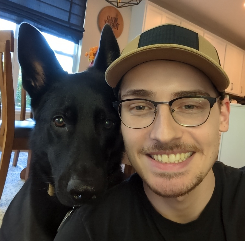 Happy client dog